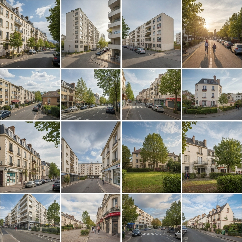 Vue d'un appartement à Villiers, Paris 17ème avec une indication de prix