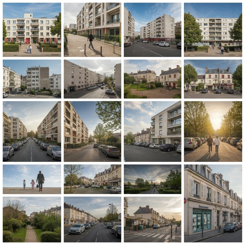 Vue de la rue de Lévis à Paris 17ème arrondissement
